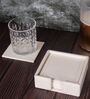 Off-White Chic Square Coaster