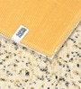 Off White Cosmos Microfiber Backing  4X6 Ft Floor Carpet