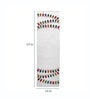 Navroz (72x16) White Cotton Table Runner