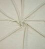 Off White Cotton Solid 60X48 Inches Reversible Throw