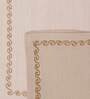 Eager (13x19) Off White Cotton (Set of 12) Placemat