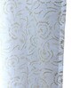 Off White Floral Cotton 8 Ft Sheer Rod Pocket Door Curtain