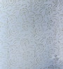 Off White Floral Cotton 8 Ft Sheer Rod Pocket Door Curtain