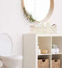 Set of 2 Off White Cotton Rope & Iron Frame Organisers