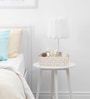 Set of 2 Off White Cotton Rope & Iron Frame Organisers