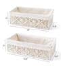 Off White
Cotton Rope & Iron
Frame (Set of 2) Organisers
