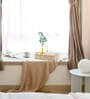 Off White Iron Frame Basket Tray (1Pc)