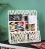 Cotton Rope Off White Iron Frame Magazine Rack