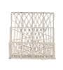 Cotton Rope Off White Iron Frame Magazine Rack