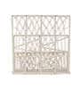 Cotton Rope Off White Iron Frame Magazine Rack