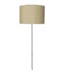 Off White Cotton Shade Club Floor Lamp Iron Base