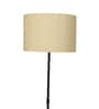 Off White Cotton Shade Club Floor Lamp Iron Base