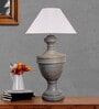 Off White Cotton Table Lamp