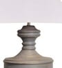 Off White Cotton Table Lamp