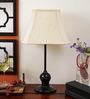 Off White Cotton Table Lamp