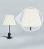 Off White Cotton Table Lamp