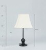 Off White Cotton Table Lamp