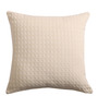 Off White Cotton Textured 16x16 inches (Set of 2) Cushion Covers