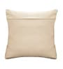 Off White Cotton Textured 18x18 inches (Set of 2) Cushion Covers