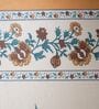 Cream Floral 400 TC Cotton Superking Size Bedsheet With 2 Pillow Covers Threads Heritage Collection