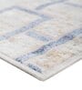 Off White Geometric 4X6 Machine Made Carpet