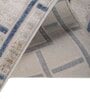 Off White Geometric 5X7 Machine Made Carpet
