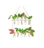 Off White Glass Designer Hanging Planter