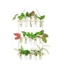 Off White Glass Designer Hanging Planter
