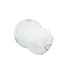 Off White Glass Flush Mounted Light