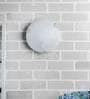 Off White Glass Flush Mounted Light