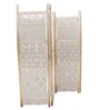 Off White Macrame Room Divider