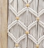Off White Macrame Room Divider