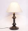 Off White Cotton Table Lamp