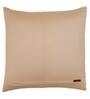 Off White Traditional Polyester Blend 16 x 16 Inches Cushion Cover
