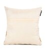 Gold Polyester Solid 16x16 inches Cushion Cover (5Pc)