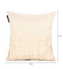 Gold Polyester Solid 16x16 inches Cushion Cover (5Pc)
