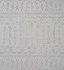 Off White Geometric Polypropylene 6 ft x 9 ft Machine Made Carpet
