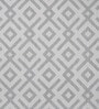 Off White Geometric Polypropylene 8 ft x 10 ft Machine Made Carpet