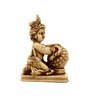 Off White Resin Bal Krishna Eating Butter From Matki Idol