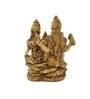 Off White Resin Shiv Parivar (Shivji, Parwatiji And Ganeshji) Seated Together Idol