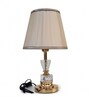 Off White Satin Table Lamp