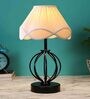 Off White Shade Table Lamp With Shade Table Lamp With Iron Base