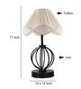 Off White Shade Table Lamp With Shade Table Lamp With Iron Base