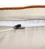 Off White Silk  Traditional 16x16 inches Cushion Covers (1pc)