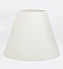 Demis Off White Cotton Fabric Solid Lampshade