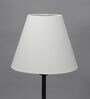Demis Off White Cotton Fabric Solid Lampshade