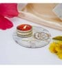 Off White Stone Figurine Tea light Holder