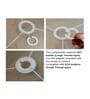 Off White Takk Design Round Lampshade