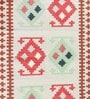 Off white Wool Traditional 3 x 5 Feet Dhurrie