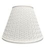 Beige Offset Polymer Lamp Shade